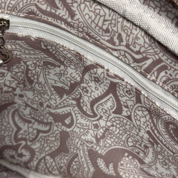 Bella Russo Crossbody/Shoulder Bag with Chain Strap Elegant Mauve Colors NWT - Picture 4 of 16